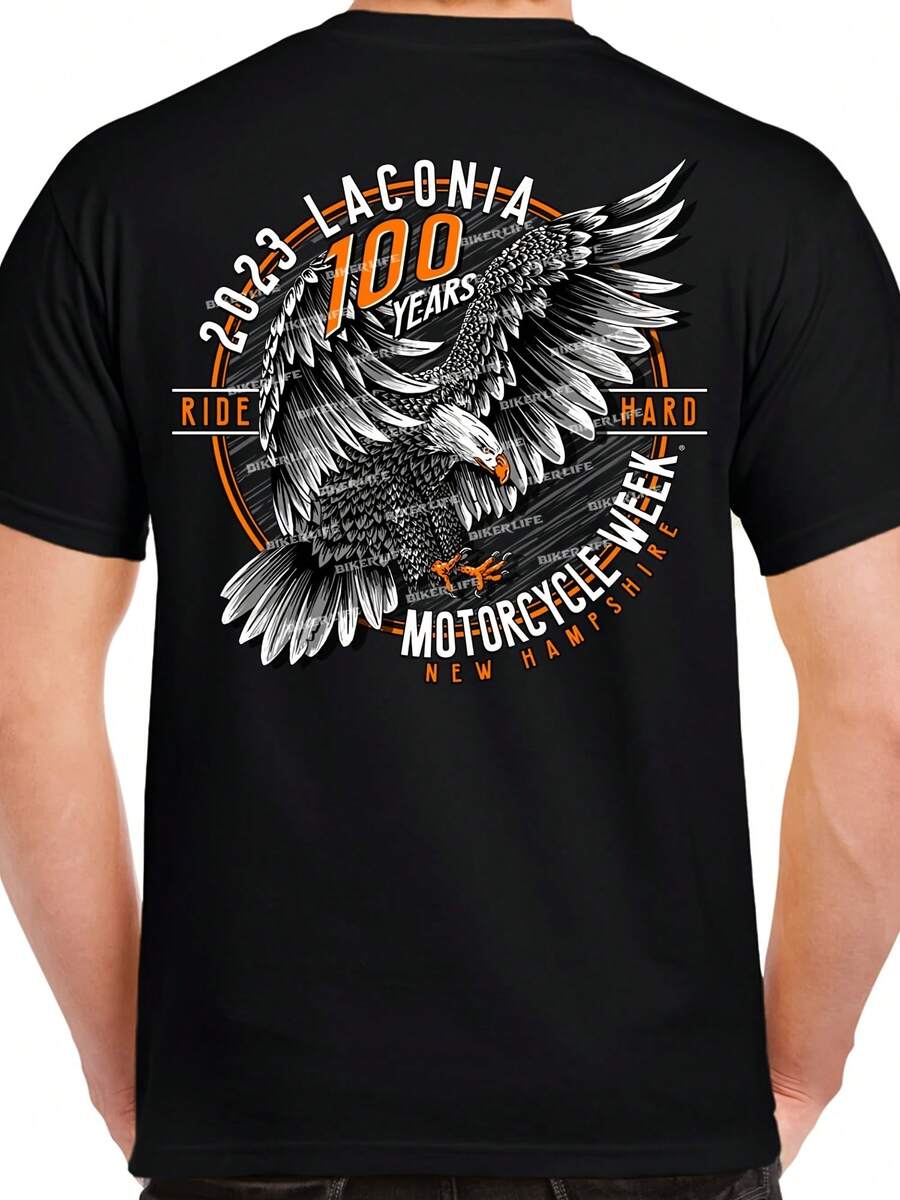 2023 Laconia Motorcycle Week Eagle Landing T-Shirt - 款式 - 查看 1