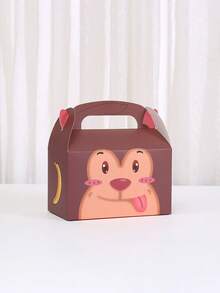 12pcs Zoo Theme Animal Head Gift Box, Cute Jungle Animal Party Style, Suitable For Jungle Zoo Theme Birthday Party, Birthday Party, Party Favor Packaging - Multiple Styles - View 5