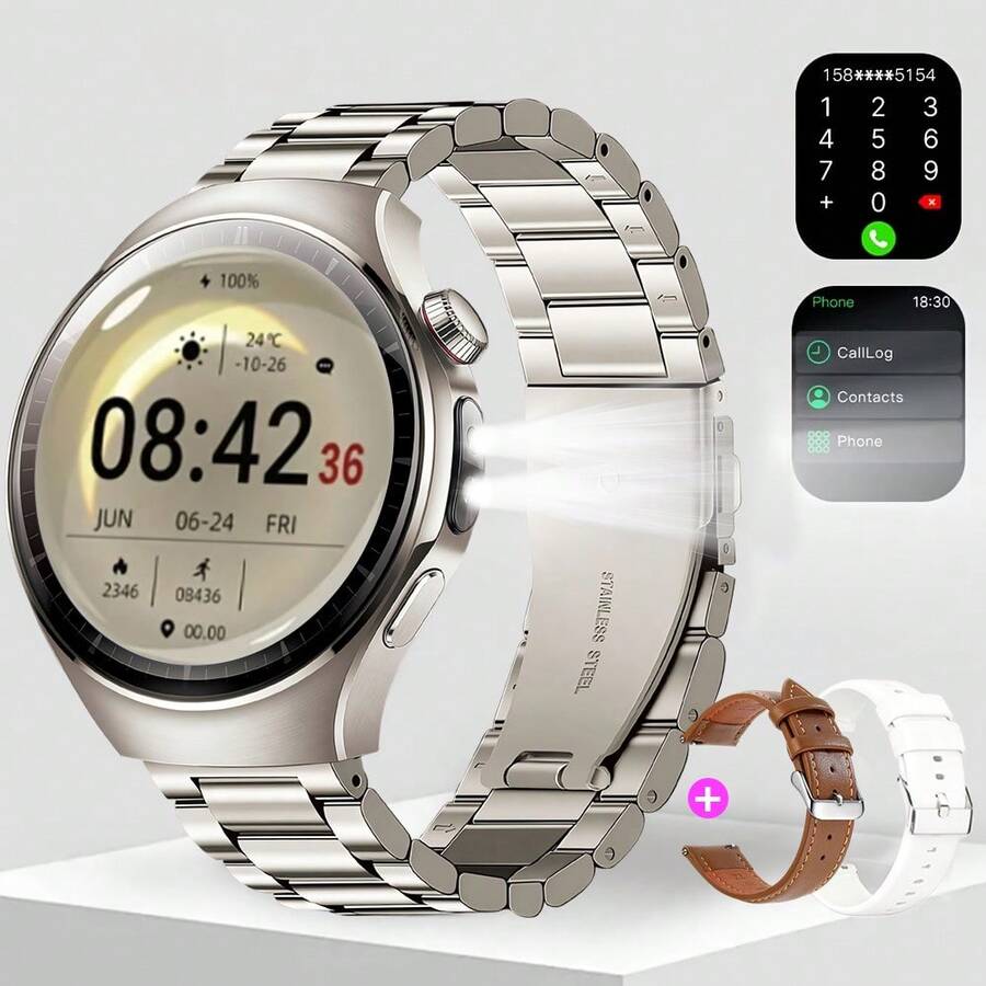 JIDITECH Smart Watches - SILVER-c - View 1