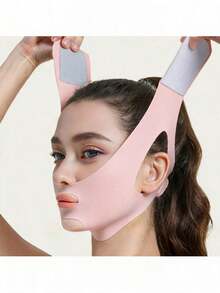 1/3pcs Breathable Face Support Band, Soft Face Wrap, Sun Protection, Adjustable Chin Strap, Suitable For Sleeping, Watching TV And Relaxing, One Size, Face Mask - Multicolor - View 1