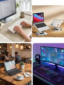 Stand Keyboard Akrilik dengan Sandaran Pergelangan Tangan Miring 15°, Rak Ekstensi Meja Keyboard Minimalis Transparan, Stand Peninggi Meja yang Stabil, Cocok untuk Pengetik, Karyawan, Pekerjaan Mengetik di Kantor Rumah, Stand dengan Tinggi yang Dapat Diatur, Kembali ke Sekolah - MultiWarna - View 5