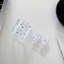 3pcs Colorful Small Star & English Letter Pattern Cable Protector And Charging Head Set, Compatible With IPhone 20W/18W Charger - Multicolor - View 3