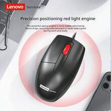 Lenovo K13 Classic Wired Keyboard And Mouse Combo, Ergonomic Office Computer Keyboard, Compatible With Laptop, PC, Mac - View 7