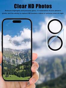 3pcs Phone Camera Lens Protector, Acrylic Glass Phone Lens Protection Film With High Hardness And Durable Texture, Excellent Scratch Resistance And Protection Capability, Resistant To Damage From Frequent Daily Use, Casual Storage, And Mobile Carrying. Compatible With IPhone Ultra/18 Pro Max/18 Pro/18/11/11 Pro/11 Pro Max/12/12 Pro/12 Pro Max/13/13 Pro/13 Pro Max/14/14 Plus/14 Pro/14 Pro Max/15/15 Plus/15 Pro/15 Pro Max/16/16 Plus/16 Pro/16 Pro Max/16e/17/17 Air/17 Pro/17 Pro Max/17e And More - Clear - View 9