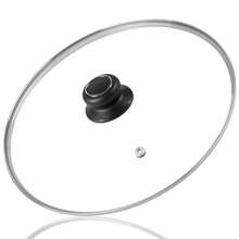 Tapa de vidrio templado de 10 pulgadas compatible con sartén Lodge, sartén de freír Caraway, sartén de freír OXO Obsidian, tapa de olla, cubierta de olla, hornos holandeses y otros utensilios de - como en la imagen - Ver 9