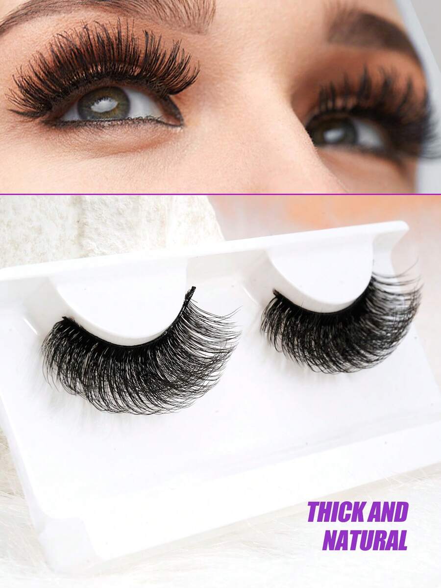 6 Pairs Mixed Full Set False Eyelashes, Varied Density, One-Stop Solution For Multiple Makeup Looks - View 1