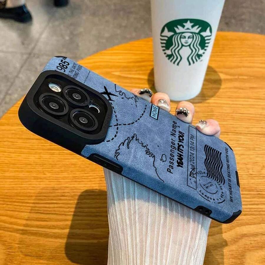 Airplane Flight Route Design Phone Case For IPhone 17 Air 16 15 14 13 12 11 Pro Max Plus Max Shockproof Silicone Soft Cover DW2V - A - 查看 1