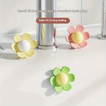 6 Silicone Sink Overflow Plugs In Random Colors, Designed For Washbasins - Effectively Prevent Water Overflow And Clogging. Features A Flower-Shaped Design, Durable And Easy To Install, Suitable For Kitchen And Bathroom Sinks - 6pcs(Random Colors) - View 7