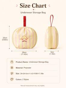 Print Round Underwear Storage Bag, Portable Bra Sock Travel Organizer With Handle, Multi-Compartment Lingerie Pouch For Vacation, Dorm Room, Weekend Trip, Gym Bag, Carryon,Holiday ,Holiday ,Cyber Monday .Halloween,Christmas Gifts - Multicolor - View 3