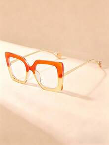 Unisex Square Black Frame Fashion Transparent Glasses, Made Of High-Quality Material, Back To School Accessory, Comfortable Fit For Face Shape, Suitable For Daily Decoration, Gaming, Computer, Back To School Glasses - Multicolor - View 16