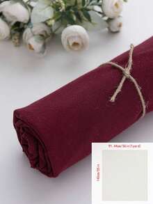 1pc 100% Pure Cotton Faux Linen Fabric, Pre-Cut Size 48cm * 140cm (19in * 55in), DIY Sewing Fabric, Soft And Comfortable Suitable For Spring/Summer Fashion, Applicable For Embroidery, Clothing Making, Home Decor (Sofa, Pillow, Tablecloth, Etc.) - Washed Cotton Crepe - View 23
