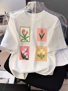 Women T-Shirts - White - View 5