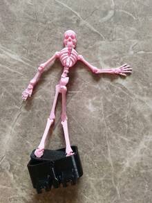 1pc Funny Aquarium Decoration - Dancing Joint Skeleton Figurine (Air Pump Required), Halloween Themed Aquarium Decor, Eye-Catching Aquarium Short Video Decoration (No Electricity Required) - A - View 12