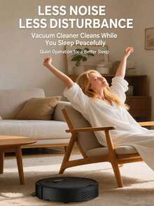 Mini Robot Vacuum Cleaner, USB Rechargeable Floor Sweeping Vacuum, Suitable For Wooden Floors, Hard Floors, Home Dust And Pet Hair Cleaning - View 6