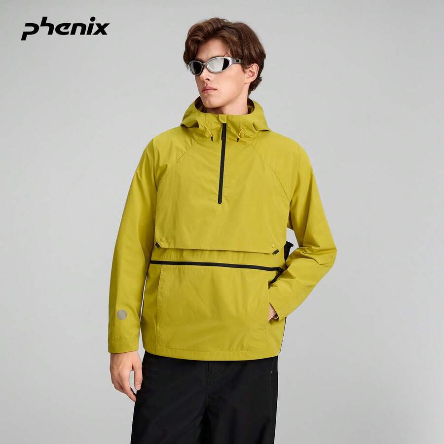Phenix ALK 男士休閒夾克 2025FW 春夏新款 運動戶外梭織外套 - 芥末黃 - 查看 1