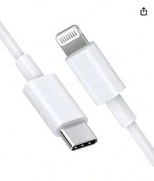 Kabel Apple USB-C ke Lightning (1m) (2m) - Putih - View 3