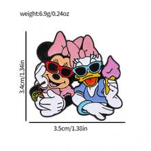 Creative Fashion Disney Cartoon Mickey Mouse, Pluto And Donald Duck Enamel Pin Metal Badge, Suitable For Clothing, Backpack Decoration, Gift For Friends - one-size - View 5