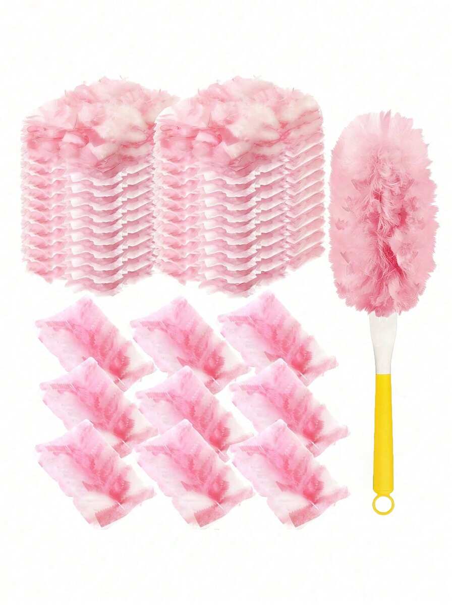 20pcs/Set 360° Rotating Electrostatic Duster Kit, Home Dusting Brush, Telescopic Feather Duster, Handheld Dusting And Cleaning Brush, Multi-Purpose Laundry Duster, Electrostatic Duster Head Replacement - Easy Dusting For Electronics, Furniture, Blinds And Ceiling Fans - Cleaning Supplies, Cleaning Accessories Furniture, Car, Keyboard, Cleaning Supplies, Cleaning Tools, Christmas Supplies - A - View 1