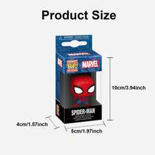 Funko Keychain Series - Spider-Man, Demon Slayer Tanjiro (Hinokami Kagura Style), Collectible Vinyl Figure, Official Authentic Figure, 1pc - Multicolor - View 3