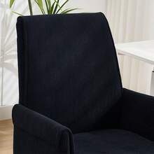 Home Office Chairs - 黑色+燈芯絨 - 查看 3