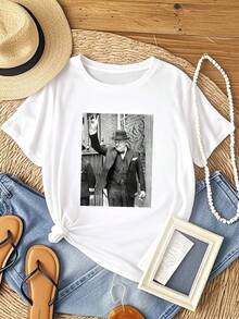 Women T-Shirts - 白色 - 查看 1