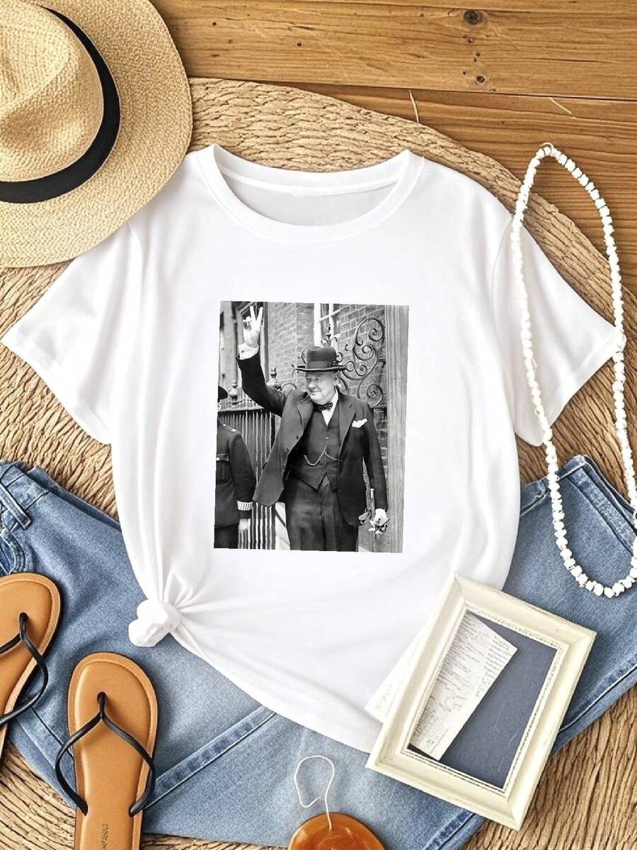 Women T-Shirts - 白色 - 查看 1