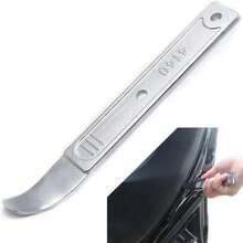 Automobile Sheet Metal Crowbar, Pry Bar, 4140 Pry Tool - Silver - View 4