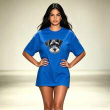 Women Senior T-Shirts & Tops - Blue - View 3