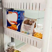 Double-Door PP Bathroom Storage Shelf – Bathroom Storage – Slim And Tall Type – Space-Saving – Easy To Install – Waterproof And Stable – White – 17 X 15 X 78 Cm - White - View 9