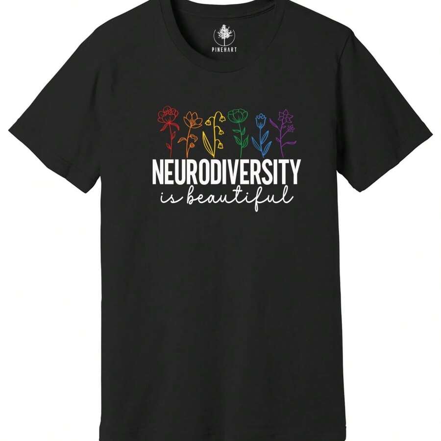 Neurodiversity Is Beautiful Shirt, Autism Awareness Gift, Autism Tee, ABA Shirt - 款式 - 查看 1