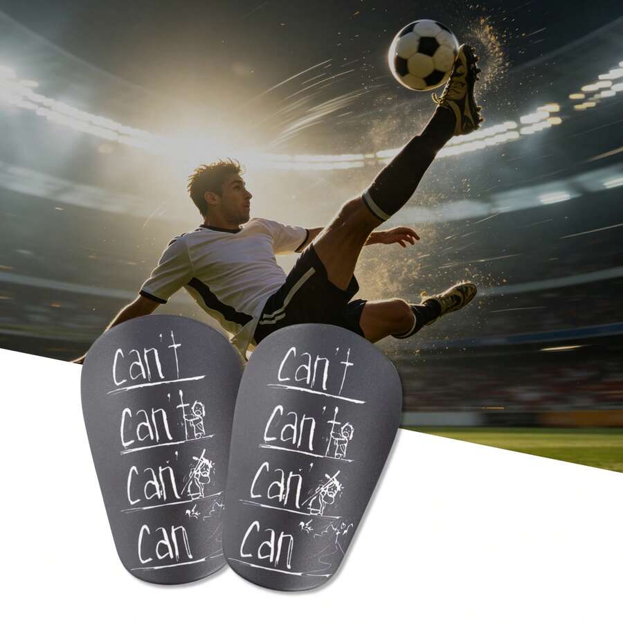 1 Pair Football Shin Guards, Comfortable Fit, Snug To Leg, Unique Size Design Perfect For Football And Other Sports - Multicolor - View 1