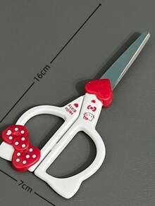 1 buah Gunting Sanrio Hello Kitty Stainless Steel, Alat Tulis Lucu, Gunting Kerajinan, Set Gunting Kain Multifungsi, Perlengkapan Kerajinan Lucu, Bahan Plastik, Dengan Gagang Pita Berbentuk Hati, Cocok Untuk Penggunaan Sehari-hari di Rumah, Kerajinan, Sekolah dan Kantor - Versi yang ditingkatkan - View 11