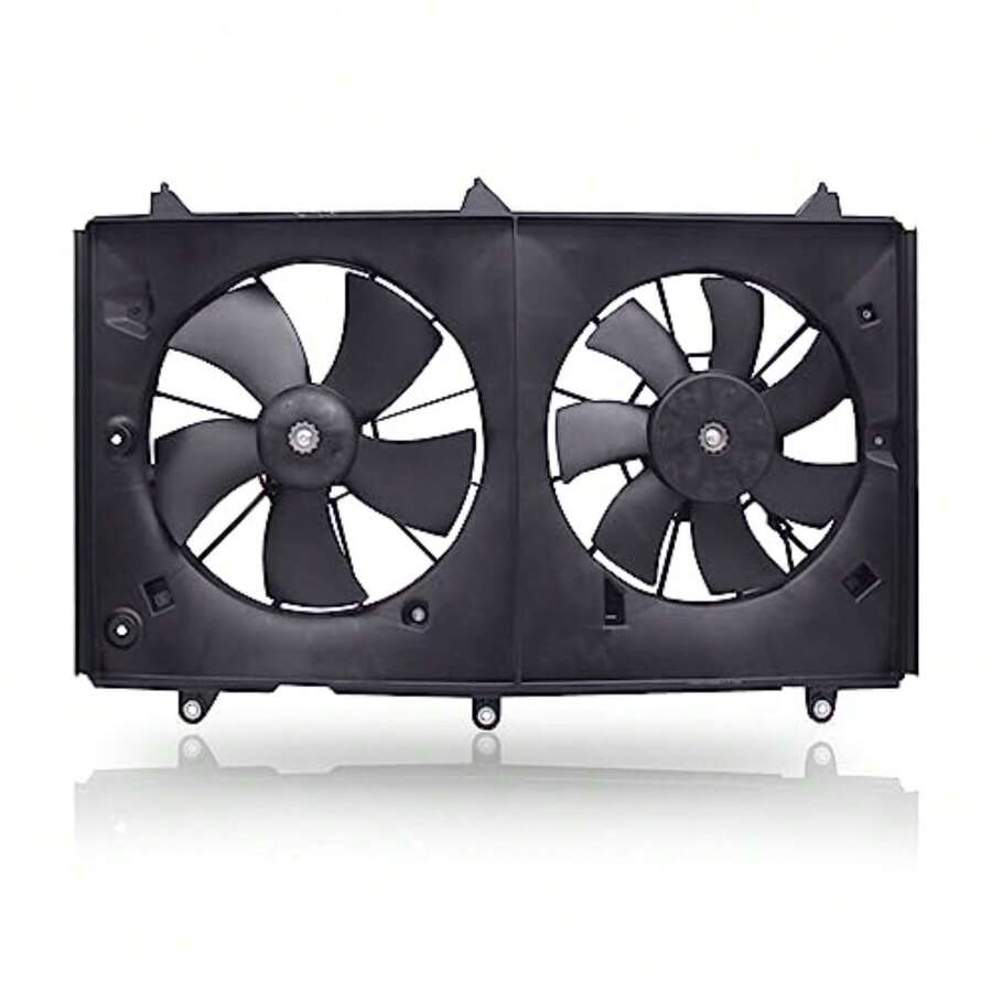 Radiator Cooling Fan Assembly Compatible With 2003 2004 2005 2006 2007  Accord DX SedanEX CoupeEX SedanLX CoupeLX Sedan 2.4L 620-225 - C - View 1