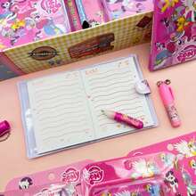 asmodee My Little Pony Notebook, Portable Pocket Notebook For Registration And Homework, Prize Gift With Pen, Suitable For Back To School, Halloween, Christmas, Gift For Friends - Square - View 6