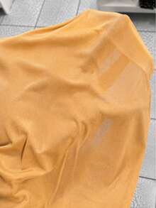 PLUS SIZE PLAIN BLOUSE CASUAL MODERN BASIC CURRENT CONTEMPORARY VISCOLYCRA DAILY WORK - Camel - Ver 5