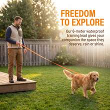 Bio-Polyester Long Dog Training Leash, Quick-Dry Stain-Resistant Pet Lead With Comfortable Handle, Suitable For Small, Medium, Large Dogs For Beach, Lake, Hiking, Camping - Multicolor - View 4