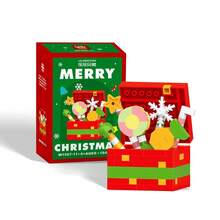 Santa Claus Design Building Block Set, Christmas Theme Building Block Decoration, Mini Building Block Figures, DIY Christmas Stocking Fillers, Christmas New Year Birthday Gifts, Party Favors - Multicolor - View 19