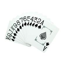 Poker Club Plastic Playing Cards PVC Matte Material 0.32mm Thickness, 63*88mm International Standard Size Classic Texas Hold'em Large Font - Multicolor - View 8