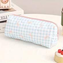 1pc Floral & Plaid Pattern Multi-Function Storage Bag - Pen Holder, Makeup Bag, Small Wallet, Earphone & Toiletries Storage - Fashionable Daily Carry Small Item Bag, Bag Accessory - Multiple Styles - View 6