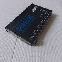 EQS701 7段 1/2-DIN 車用音響圖形等化器/分頻器，配備前置 3.5mm Aux 輸入、後置 RCA Aux 輸入與高電位喇叭輸入 - EQS701 - 查看 12