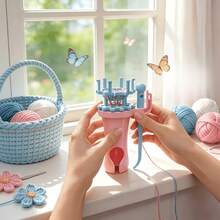 Interchangeable Head Hand-Knitting Machine, Knitting Rope, DIY Crochet Accessories, Dual-Head Yarn Knitting Sewing Tools, Suitable For Needlework, Crochet Knitting, DIY Sewing And Adult Craft Supplies - One Size - View 1