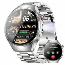 JIDITECH Reloj inteligente de alta gama con luz LED - Pantalla de zafiro de 1.53 pulgadas - Caja de titanio - Incluye 3 correas de diferentes estilos - Decenas de modos deportivos - Cientos de esferas digitales para elegir - El regalo ideal para cumpleaños y celebraciones. - PLATA-D - Ver 9
