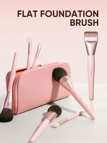 brocha plana para base de maquillaje