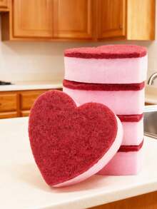 Heart-Shaped Dishcloth For Home Kitchen - LOVE - View 3