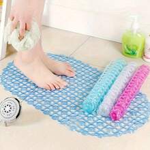 PVC Non-Slip Suction Cup Oval Bathroom Mat, Soft Foot Massage Pad, Anti-Slip Bathtub/Shower Room Bathroom Accessory - Non-slip Mat - View 2