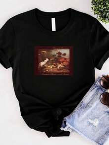 Women T-Shirts - 黑色 - 查看 1