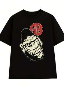 90'S GORILLA BISCUITS BLACK GRAPHIC T-SHIRT - Style - View 1