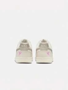 Women's Nike Court Vision Low SE Sport Casual Shoes Low-Top IV5530-101 - Beige - View 5