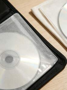 愛心印花 CD/DVD 收納盒，便攜式愛心圖案 CD/DVD 儲存收納袋－耐用拉鍊碟片收納袋，附柔軟內裡、加強縫線與標籤視窗；多用途媒體收納袋，適用於汽車、居家與旅行 - 彩色 - 查看 8