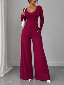 Women Jumpsuits - Vino - View 5